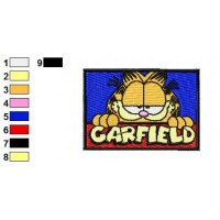 Garfield Logo Embroidery Designs